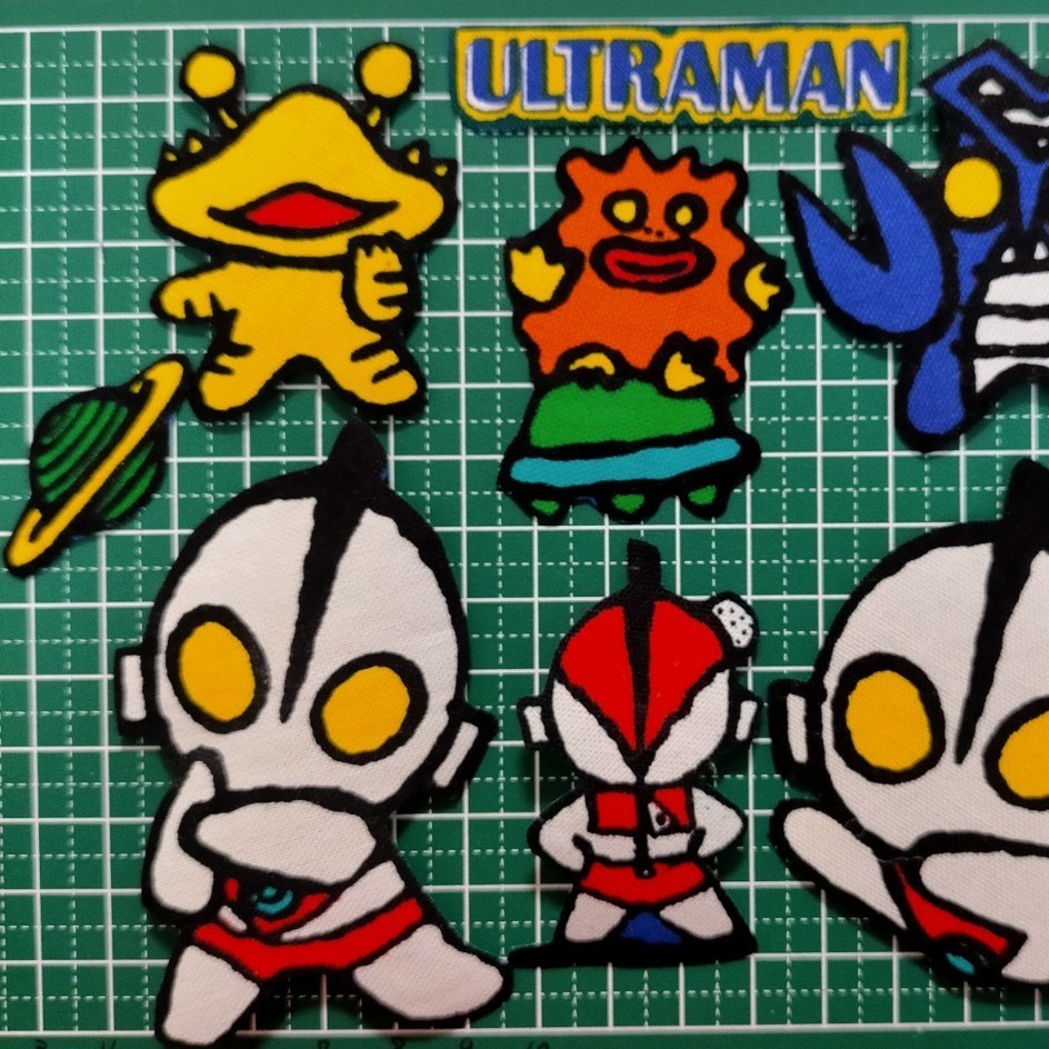 ぴっぴ様 専用 [ウルトラマン ワッペン] Ｎｏ．１４ アイロンワッペン 入学 入園 目印 ワンポイント ヒーロー