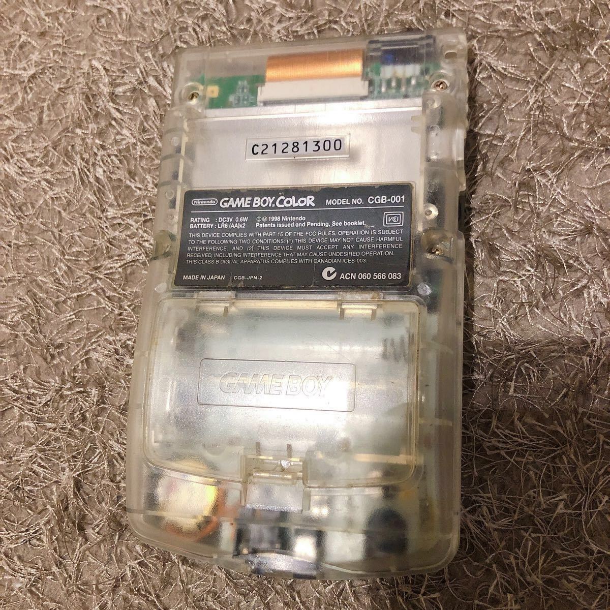 ゲームボーイカラー クリア カセット8本セット