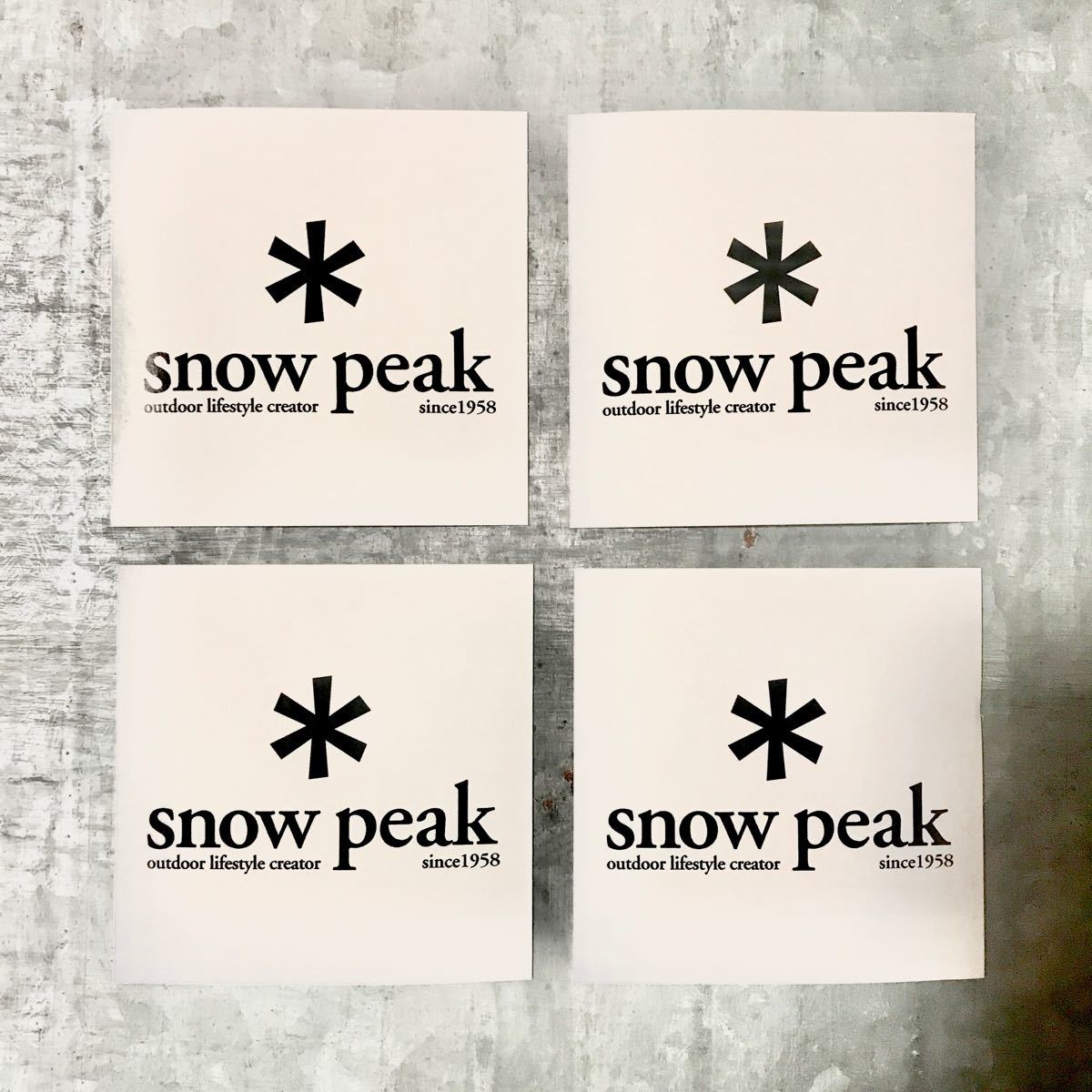 スノーピーク ステッカー 5点セット レア ＨＱ限定 snow peak 雪峰祭