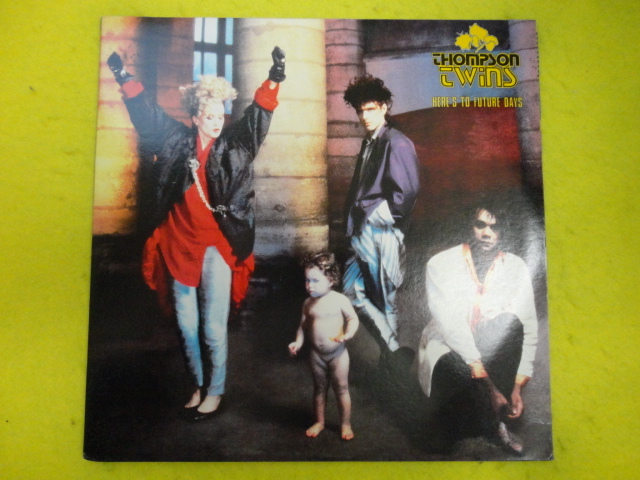 Thompson Twins - Here's To Future Days オリジナル原盤 US LP ヒット作 Lay Your Hands On Me / Don't Mess With Doctor Dream収録 視聴_画像1