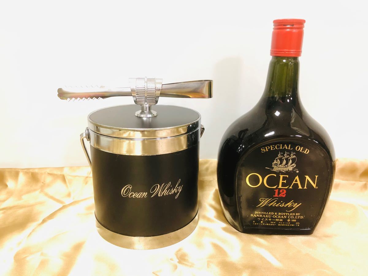 【レア】ocean whisky アイスペール【レトロ】