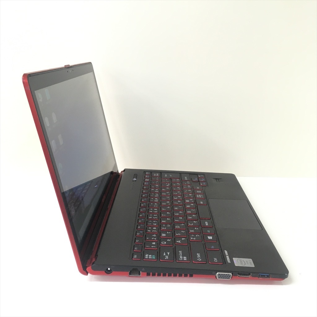 * new goods SSD240GB* Fujitsu SH90/P Win10Pro height resolution WQHD touch panel i5 8GB red 