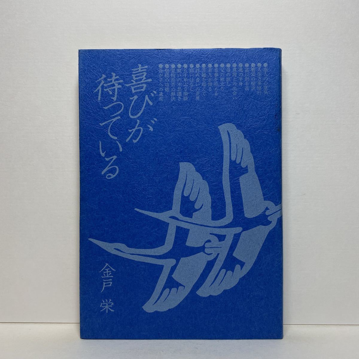 ア2/喜びが待っている 金戸栄 日本教文社 単行本 送料180円（ゆうメール）_画像1