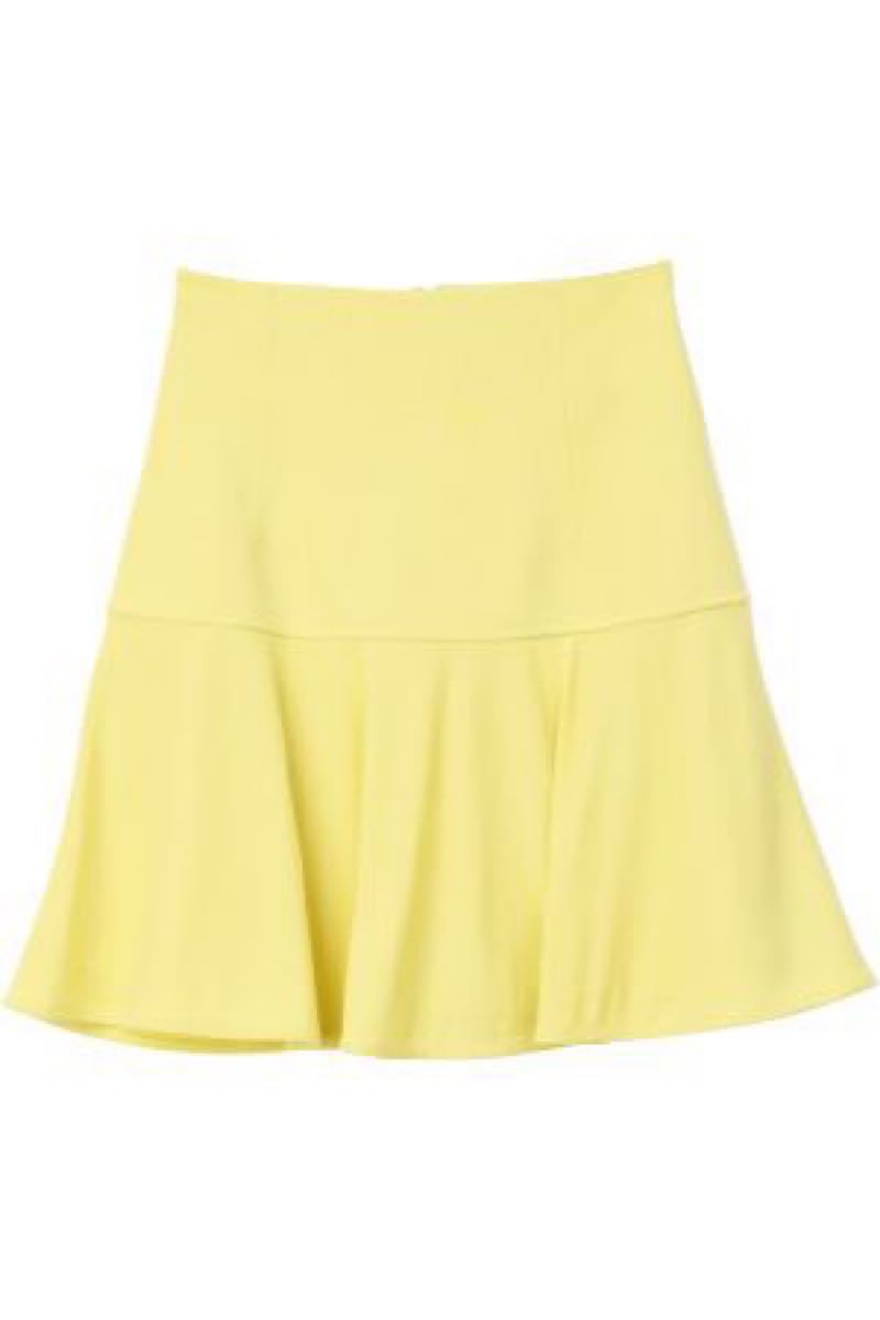 バレンシアガ スカート BALENCIAGA 黄色 フレアスカート36(¥13,500