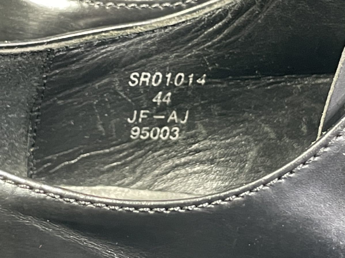 即決 送料込み stefanorossi ステファノロッシ 27cm相当 EU44 メンズ モンクストラップ スワールトゥ 本革 革靴 紳士靴 ブラック ビジネス