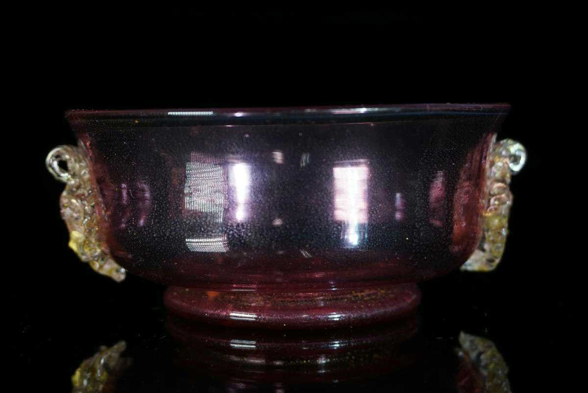 MURANO】☆ムラノ 金彩 天使顔 モチーフ お碗 鉢☆ヴェネツィア ...