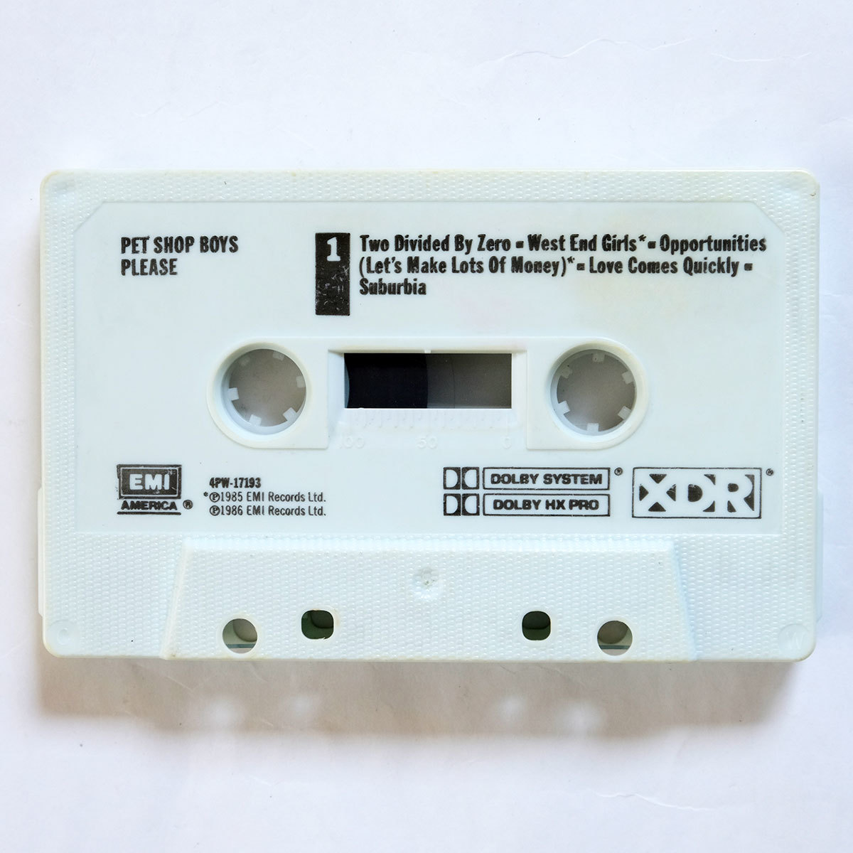 高音質XDR仕様/ドルビーHX PRO/US版カセットテープ Pet Shop Boys Please ペット ショップ ボーイズ(ロック、ポップス一般)｜売買されたオークション情報、yahooの商品情報をアーカイブ公開  - オークファン（aucfan.com）
