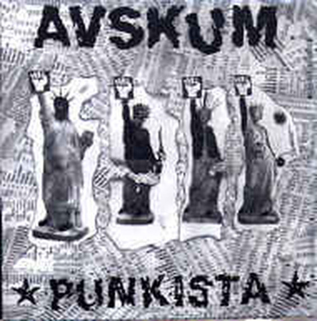 ＊中古CD AVSKUM/PUNKISTA 2002年作品3rd SWEDEN HARDCORE PUNK UNCURBED FEAR OF WAR DISKONTO MEANWHILE MODERAT LIKVIDATION_画像1