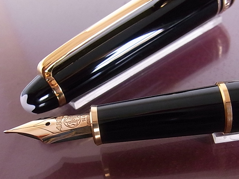 【MONTBLANC】 モンブラン マイスターシュテュック クラシック 144 万年筆 14K ニブ 傷有_画像6