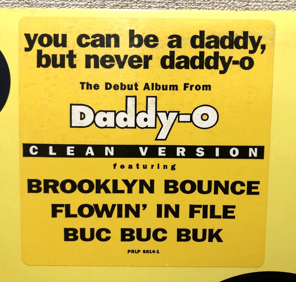 激レア アナログ 正規なし 1993 Daddy-O / You Can Be A Daddy, But Never Daddy-O ダディ オー Original US Promo LP Island Records PRLP_画像2