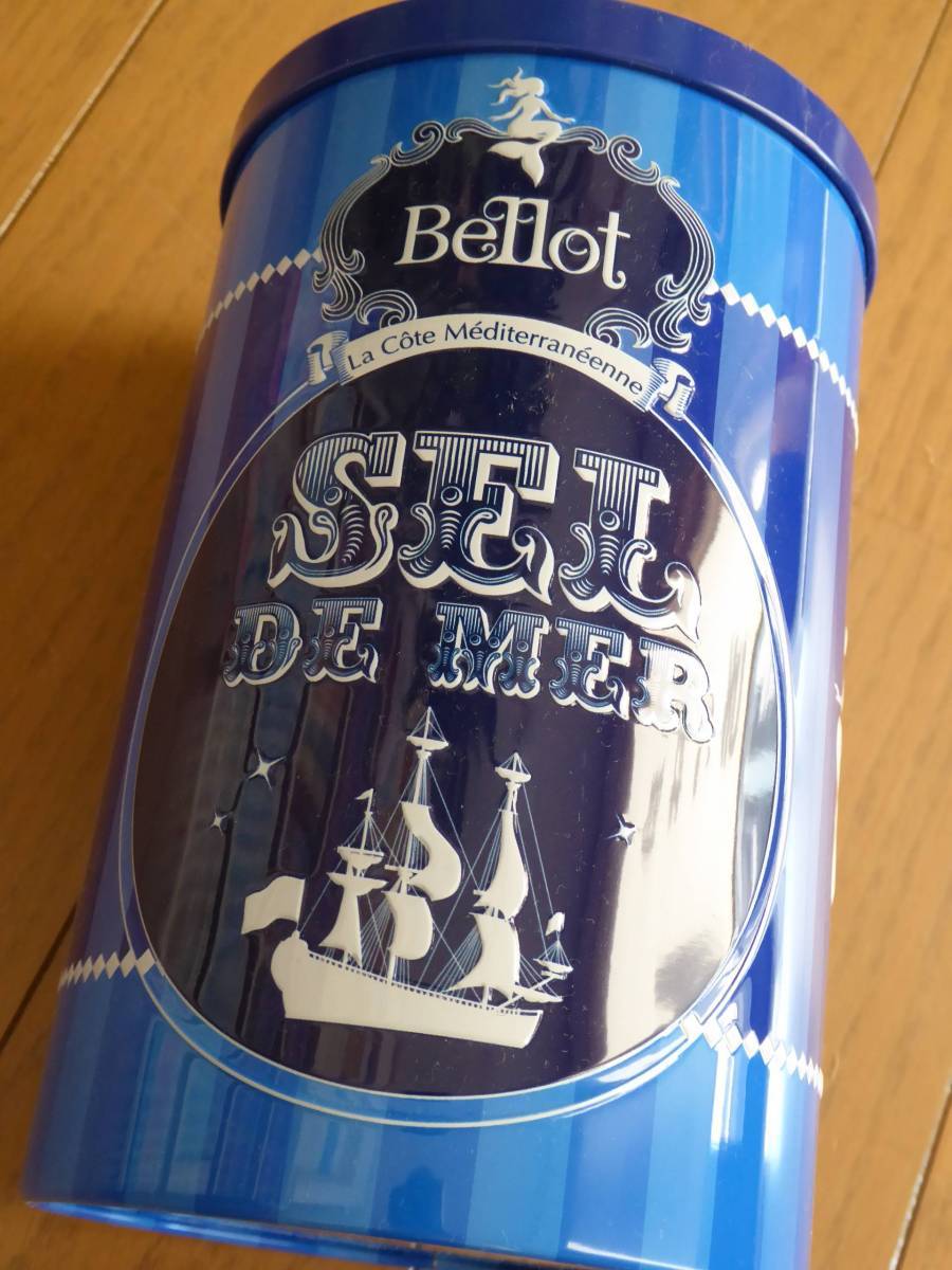 ★Ｂｅｌｌｏｔ／お洒落な空き缶／缶ケース／スチール缶小物入れ雑貨★おしゃれインテリアマーメイド人魚★ノベルティ美品新品同様★_画像1