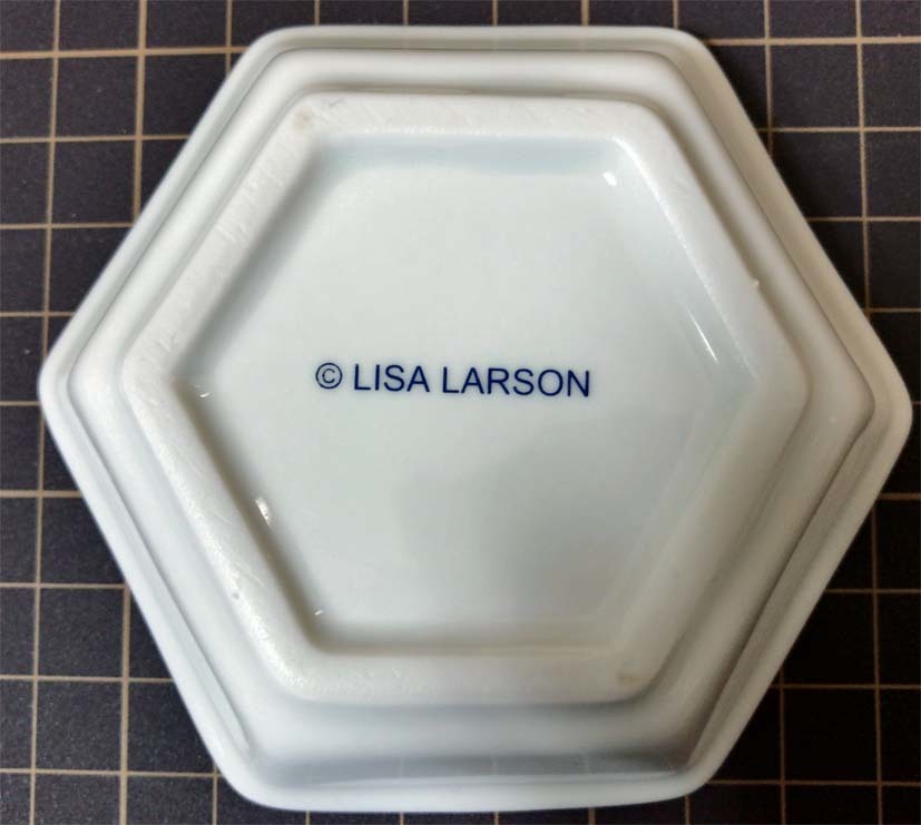 【恵210418】GLOW グロー 2018年02月号 ＃付録のみ　LISA LARSON小皿とLISA LARSON折り紙（未使用）のセット　宝島社_画像6