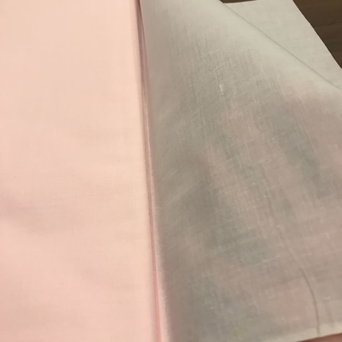 綿100% ピンク　布　着物　生地　手作り　ハンドメイド