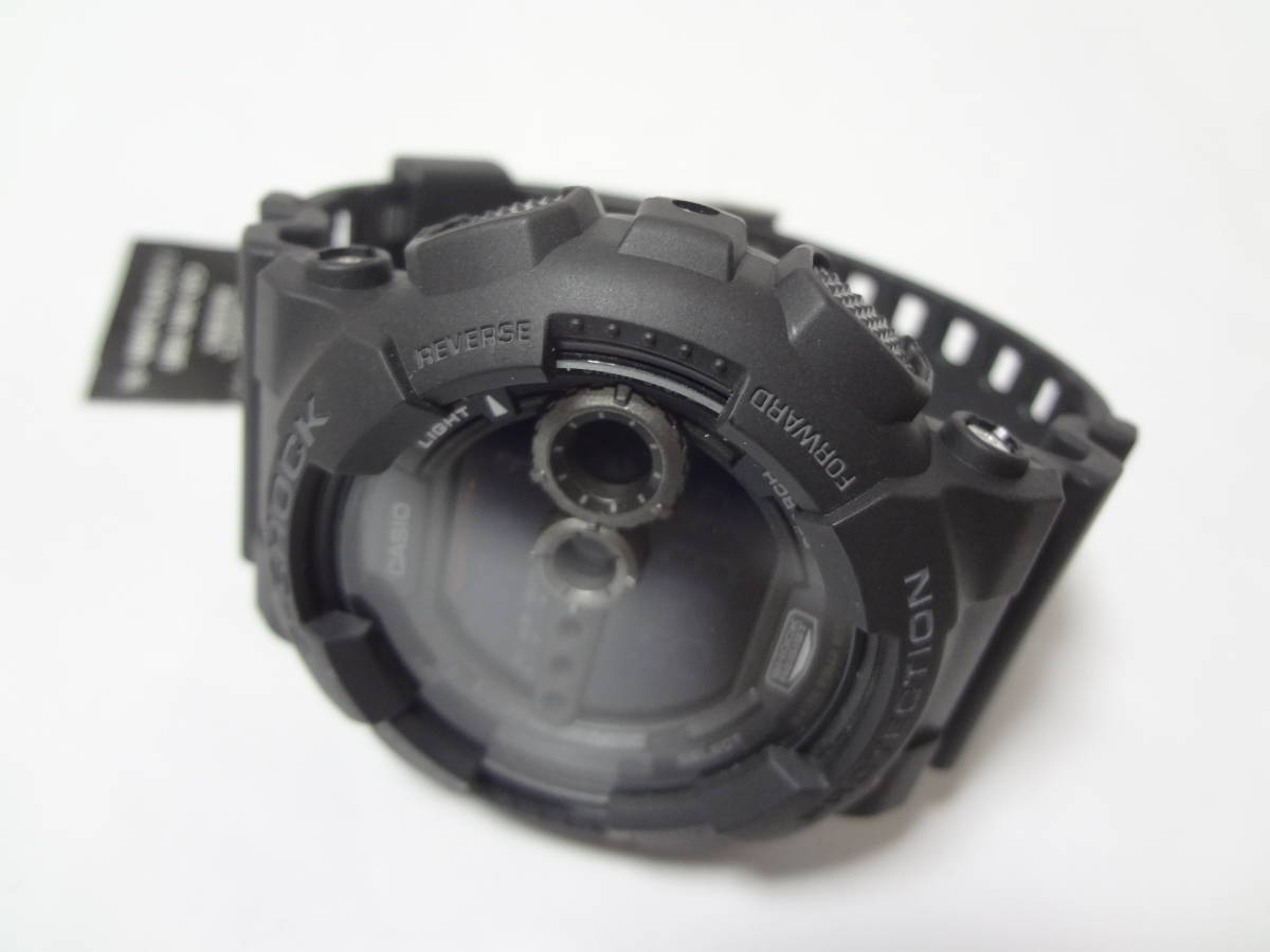 カシオ CASIO Gショック G-SHOCK ブラック GD-100 シリーズ SERIES GD-100-1BJF 展示未使用品_画像5