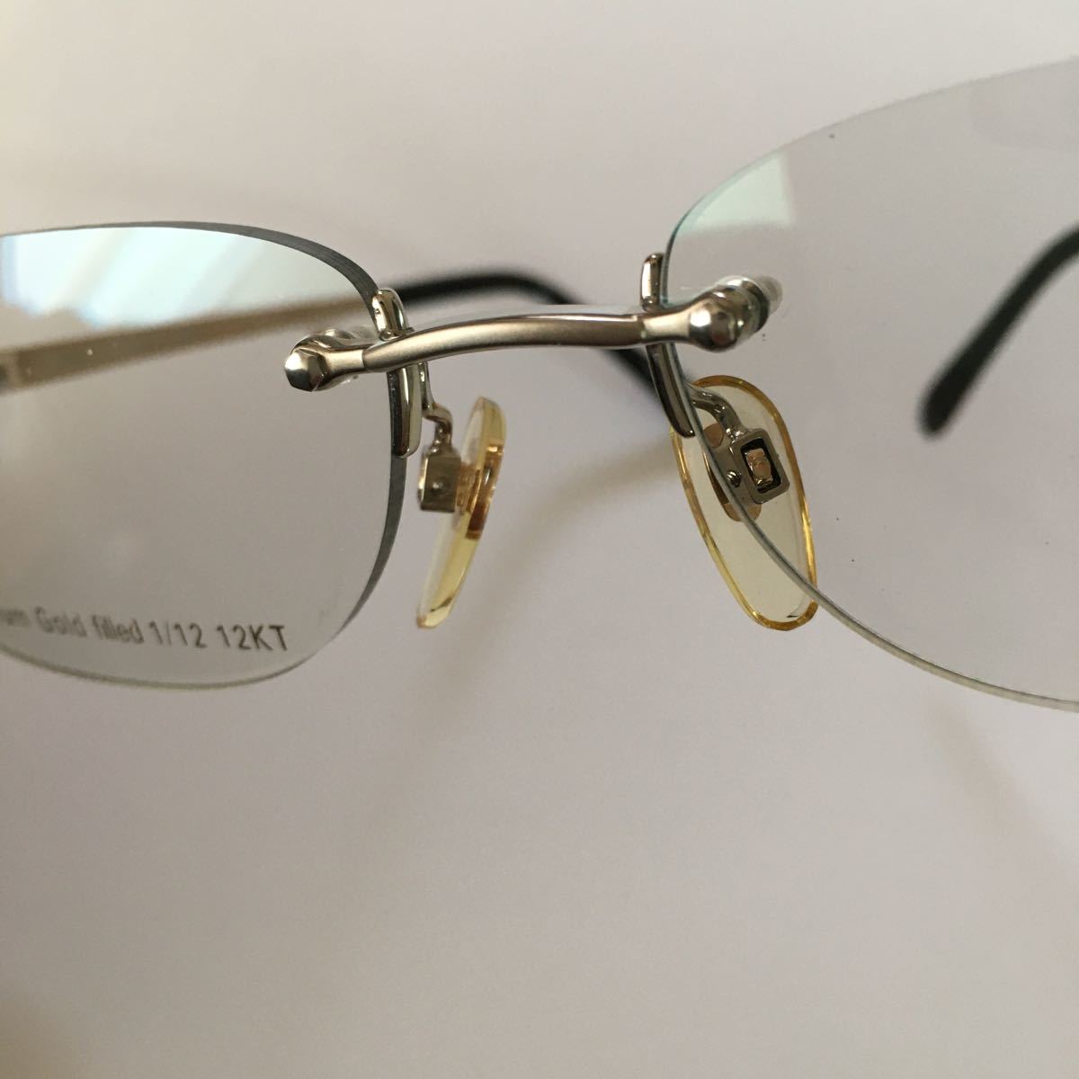 新品・未使用 ★ RODENSTOCK ★ フチなし メガネ フレーム チタンゴールド R4023 ★ ローデンストック めがね 眼鏡 （管理番号F13）_画像9