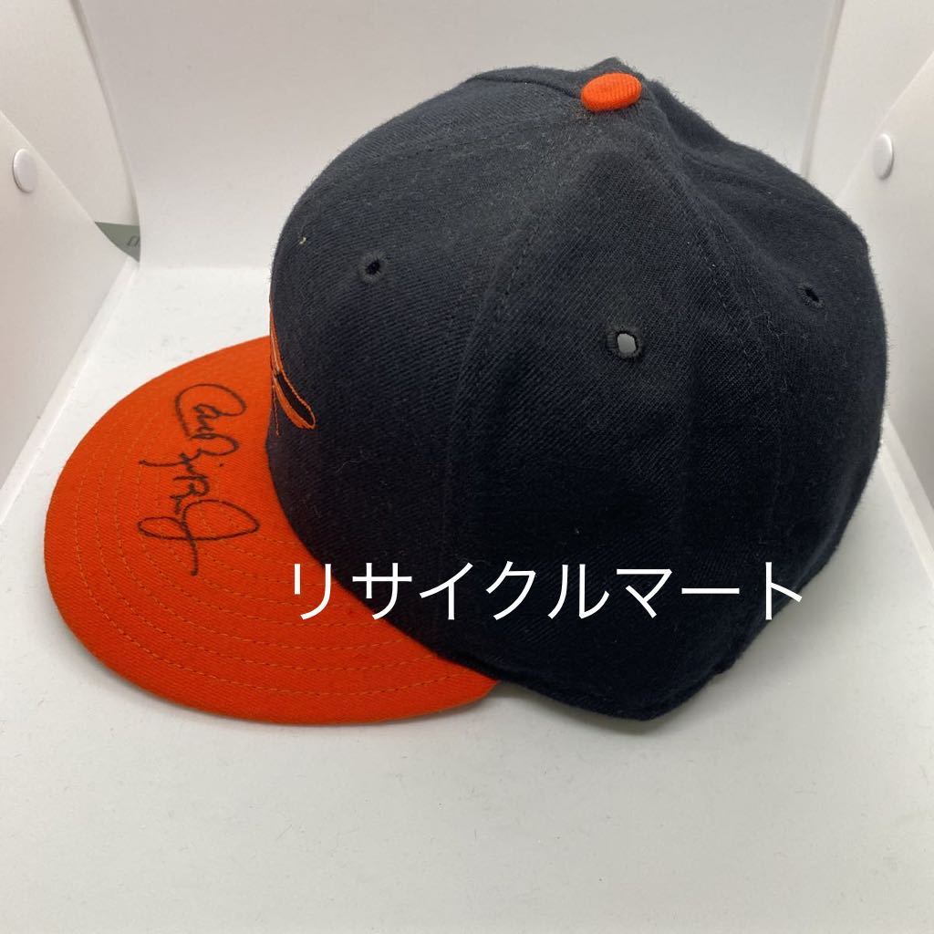 希少 レア Cal Ripken Jr.【カル リプケンJr.】 直筆サイン付き　キャップ　オリオールズ NEW ERA PRO MODEL サイズ７１/8　ニューエラ_画像3