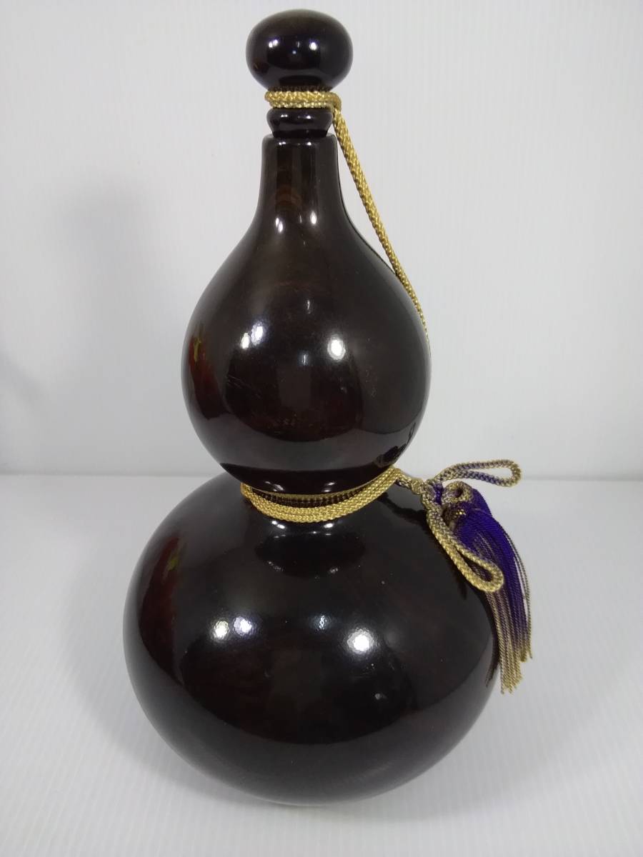  ひょうたん 瓢箪 陶器 栓 紐付き 置物 壺　高さ約29cm 重さ約1.8kg_画像4