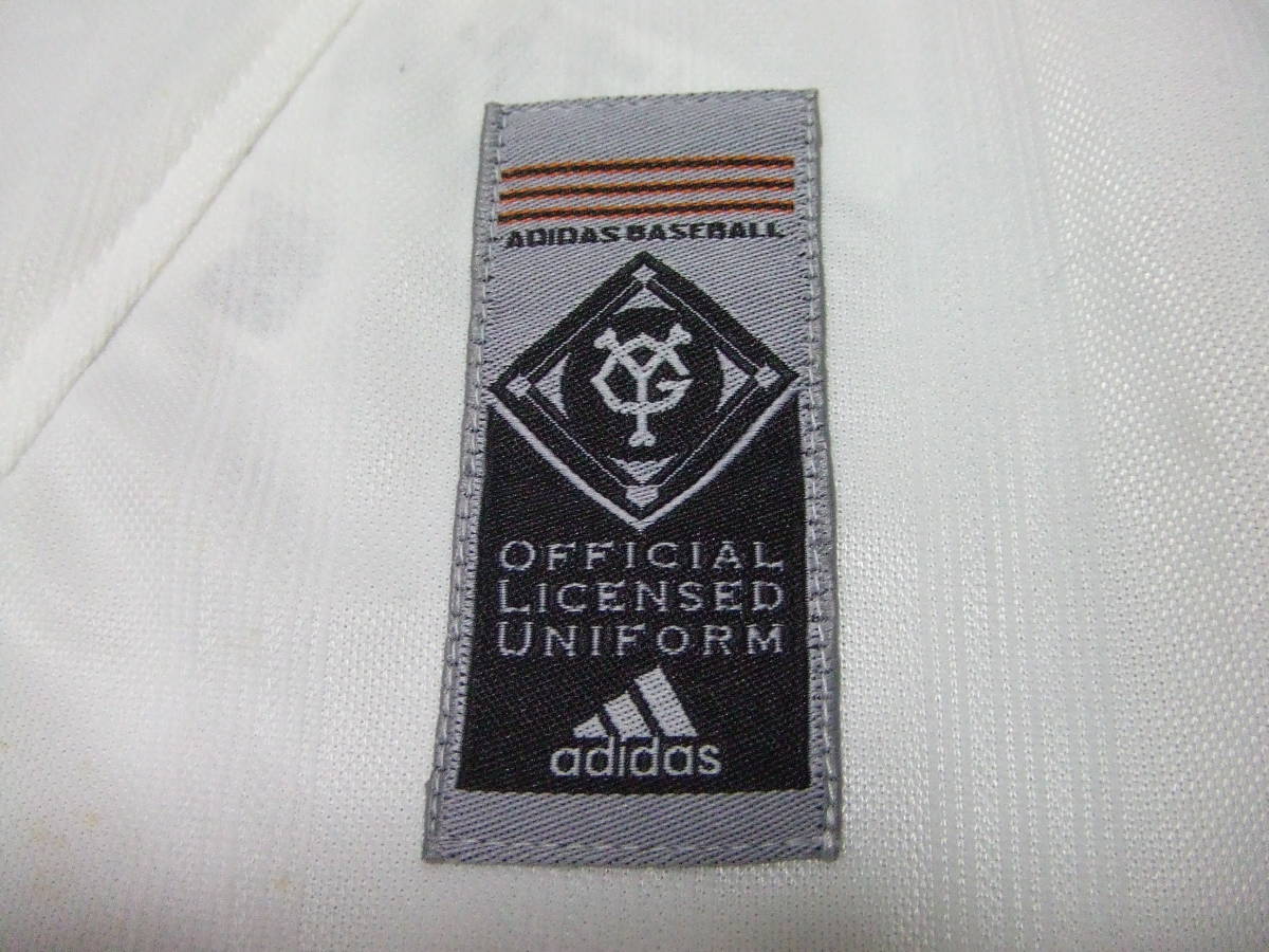 読売ジャイアンツ 巨人 アディダス製 刺繍 ホーム レプリカ ユニフォーム #94 中井大介 Lサイズ adidas 即決_画像4