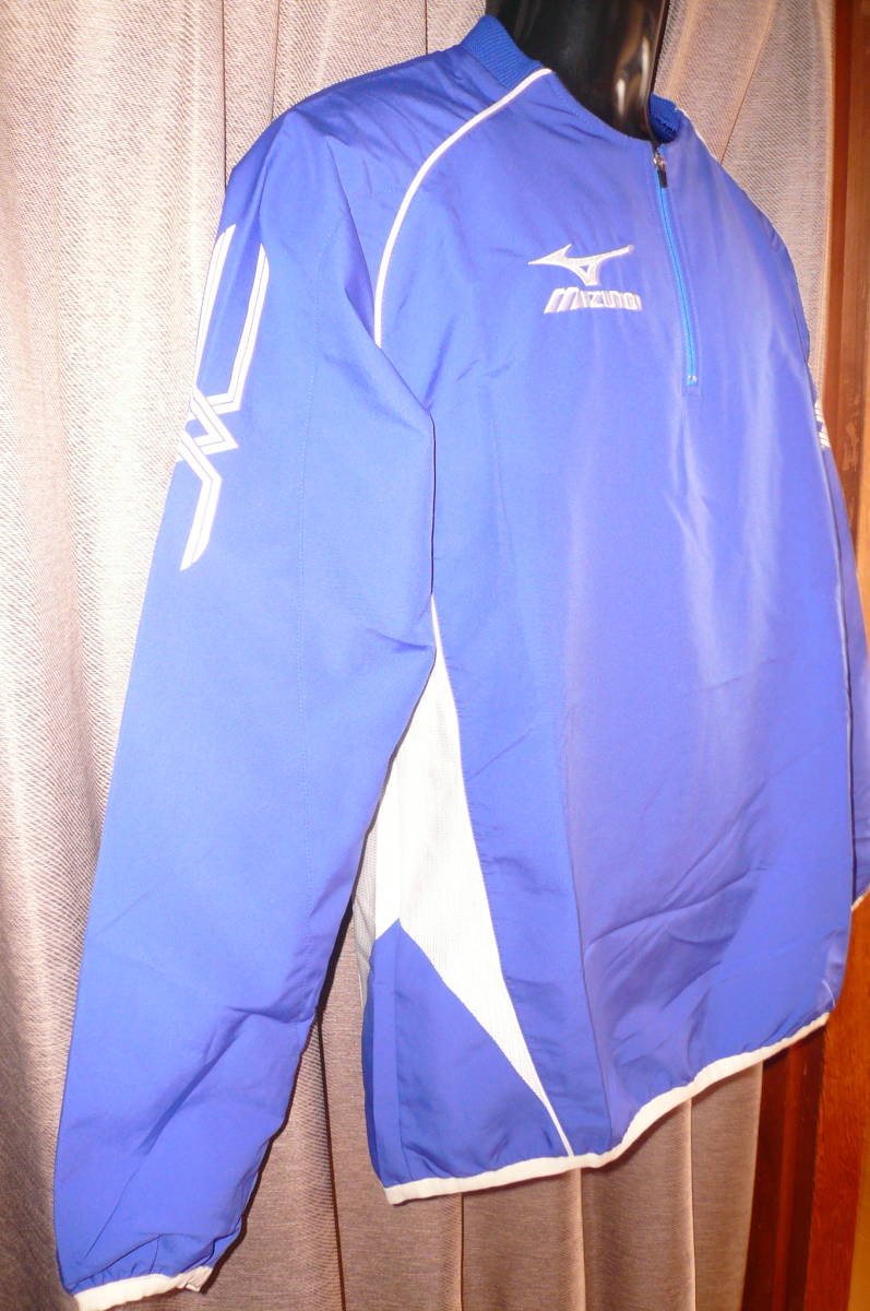 mizuno Mizuno long sleeve half Zip pi stereo M used beautiful goods 