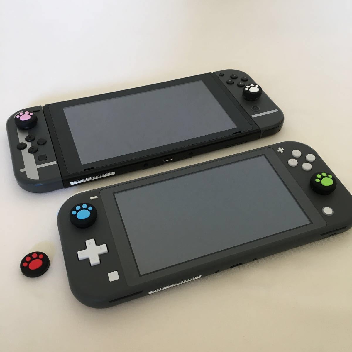 Nintendo　Switch　/　Switch　Lite　スイッチ　ジョイコン　スティックカバー　肉球【全色13個セット】