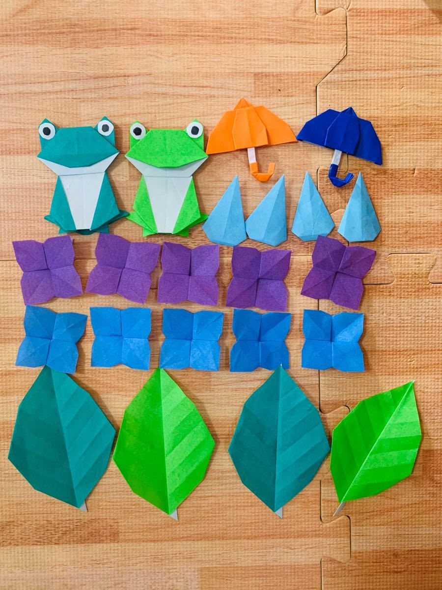 Paypayフリマ 折り紙 カエル 梅雨 ハンドメイド 壁面飾り Paypayフリマ 折り紙 カエル 梅雨 ハンドメイド 壁面飾り