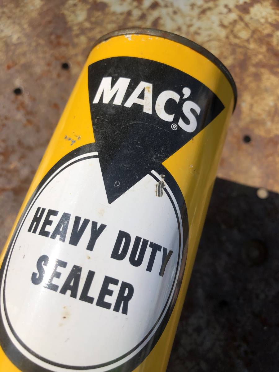 即決 MAC'S ビンテージ オイル缶 / アメリカンガレージ 工具 パーツ 作業台 ディスプレイ_画像2