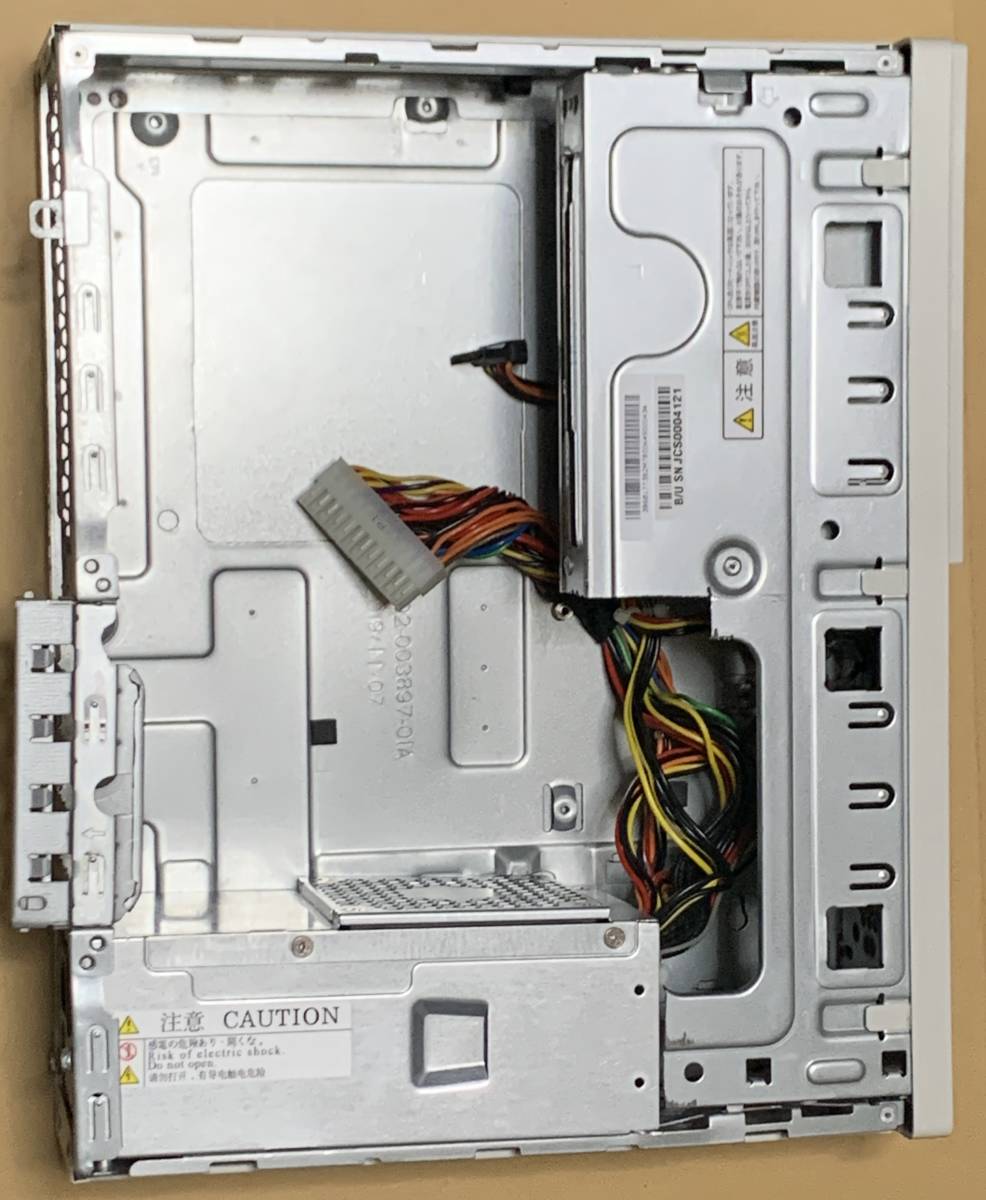 【中古難有/加工済】コンパクトタイプ 自作PC用 ケース 300W TFX電源付（NEC・Mateケース由来） / フロントポート・スイッチ部品無し _画像5