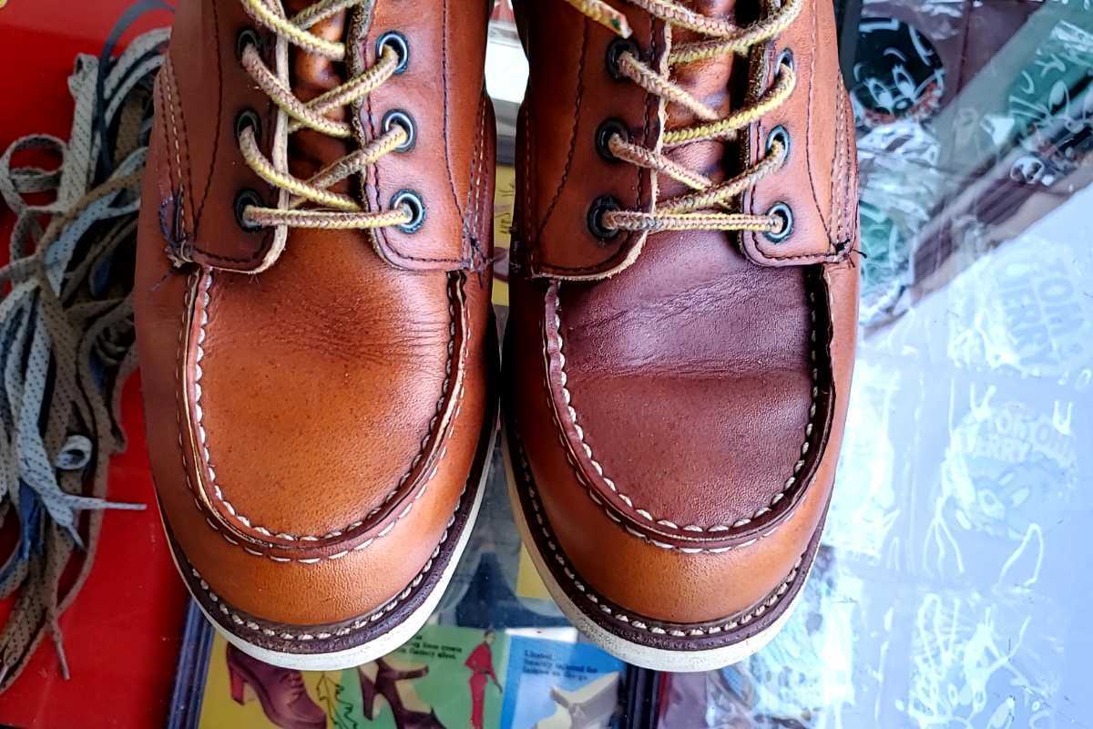 848◆レッドウィング REDWING 875 アイリッシュセッターブーツ 7 1/2D(25.5㎝位)縦羽根タグ ブラウン 茶 USA製 定番 人気 中古 Frog Shop_画像10