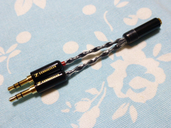 3.5mm4 ultimate ( female ) - 3.5mm×2 PHA-3 SU-AX01 TA-ZH1ES PonoPlayer conversion cable 7N OCC original silver coating . core 