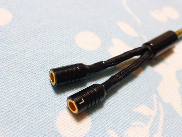 A2DC (メス) → T60RP PM-3 HiFiMAN DEVA 変換ケーブル MOGAMI 2944 短め (MDR-1A、M1ST対応可能)_画像2