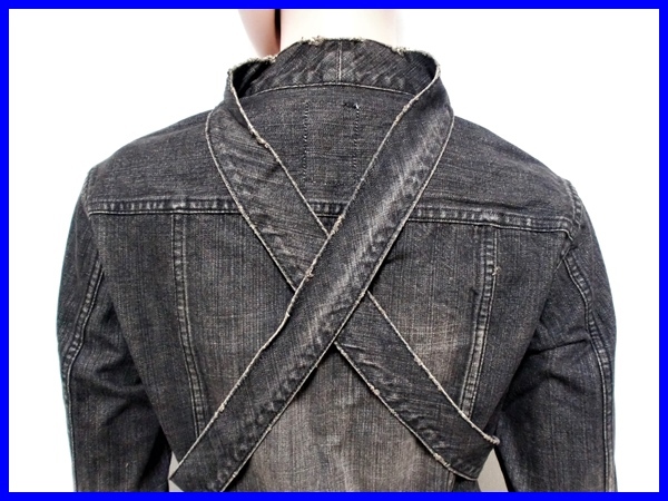  prompt decision! new goods regular price 26000 jpy! VANDALIZE Van dalaiz Vintage processing black Denim jacket lady's M