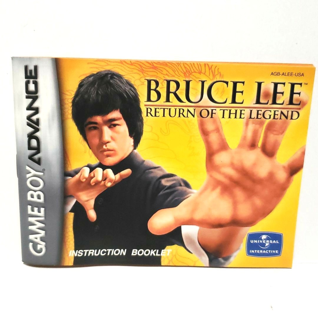 GBA　BRUCE LEE RETURN OF THE LEGEND　ゲームボーイアドバンス