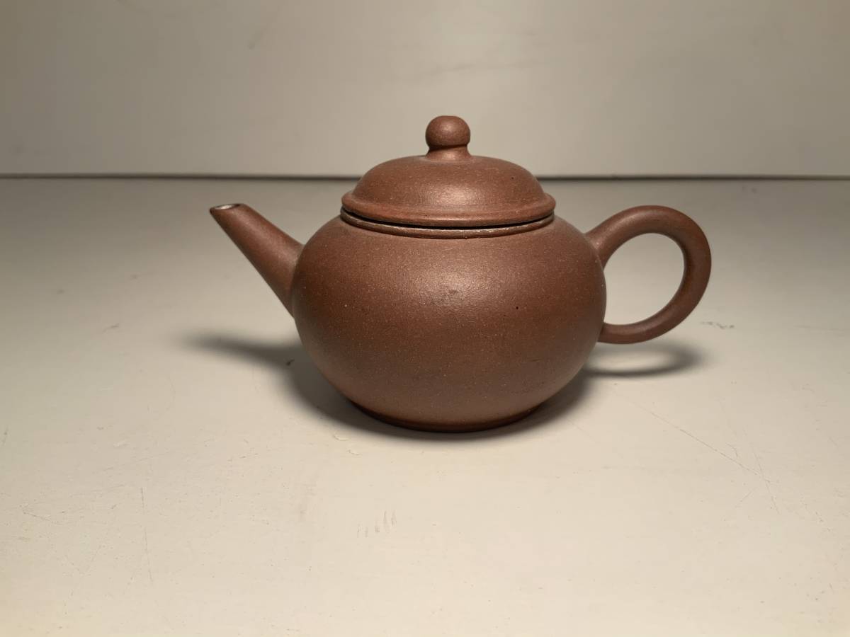 【気質アップ】 中国宜興　時代物　朱泥　急須　煎茶道具　紫砂 煎茶道具 施釉陶