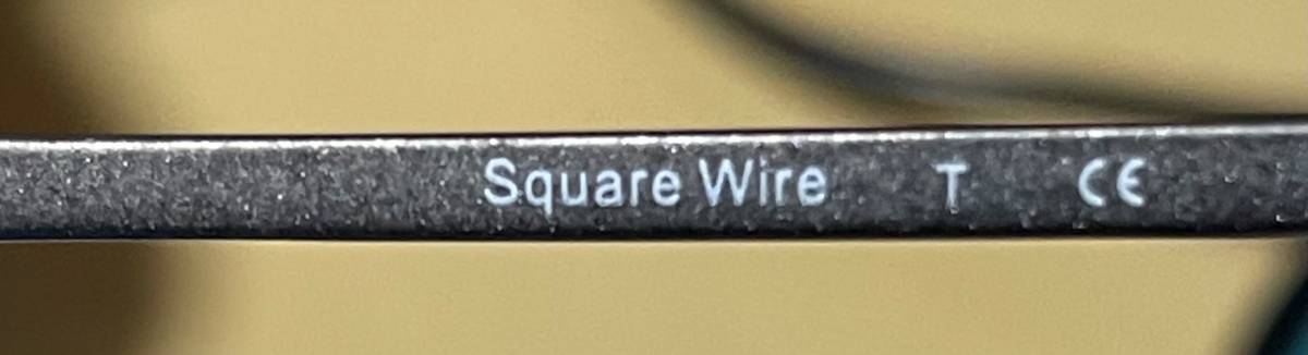 オークリー スクエアワイヤー サングラス 　OAKLEY Square Wire　used（レンズ劣化）_画像2