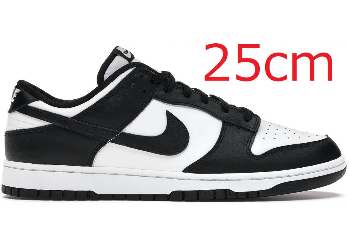 NIKE WMNS DUNK LOW PANDA WHITE BLACK 25cm ナイキ ウィメンズ ダンク