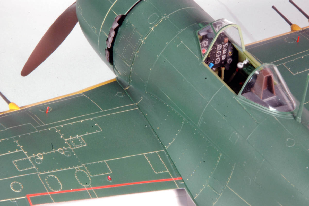 atsudra工房完成品】1/32 紫電改 戦闘第301飛行隊「新撰組」菅野 atsudra工房完成品】1/32 紫電改 戦闘第301飛行隊「新撰組」菅野