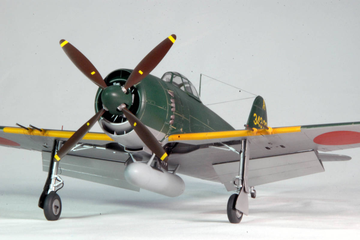 【atsudra工房完成品】1/32 紫電改 戦闘第301飛行隊 笠井智一上飛曹 鹿屋基地 2