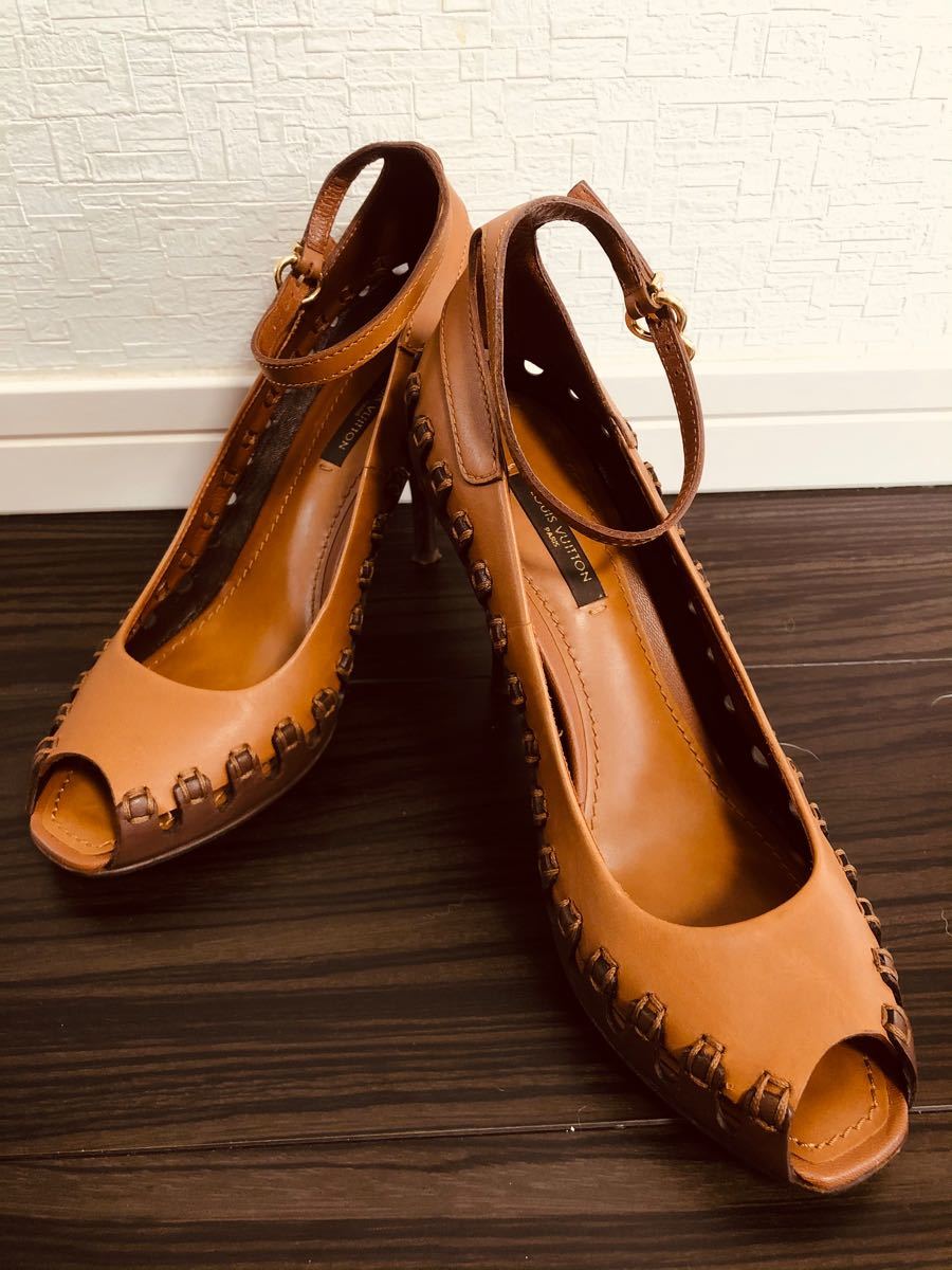 LOUIS VUITTON パンプス サンダル 36.5 レディースファッション