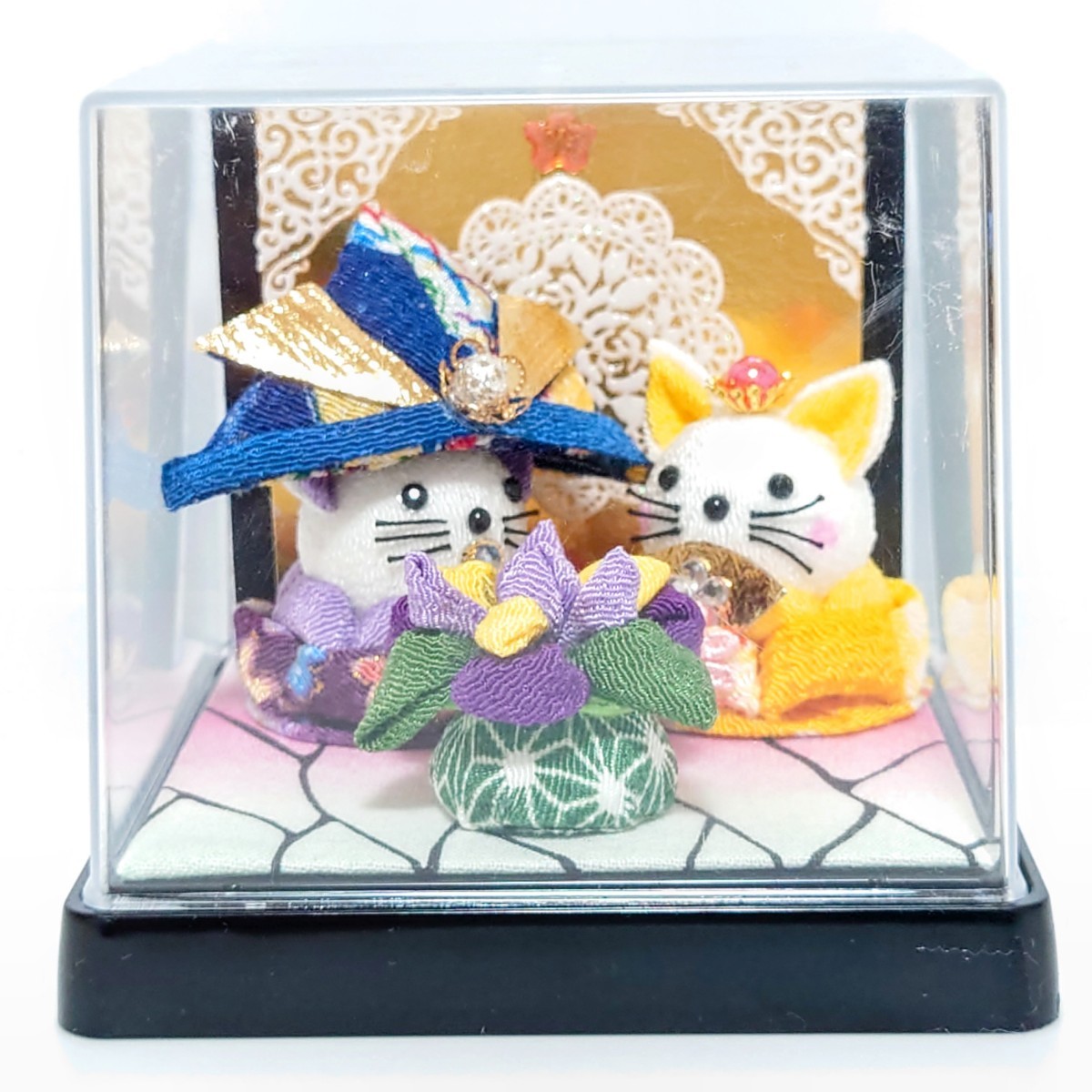 五月人形飾り】かぶと・こい・ねこ ハンドメイド【端午の節句