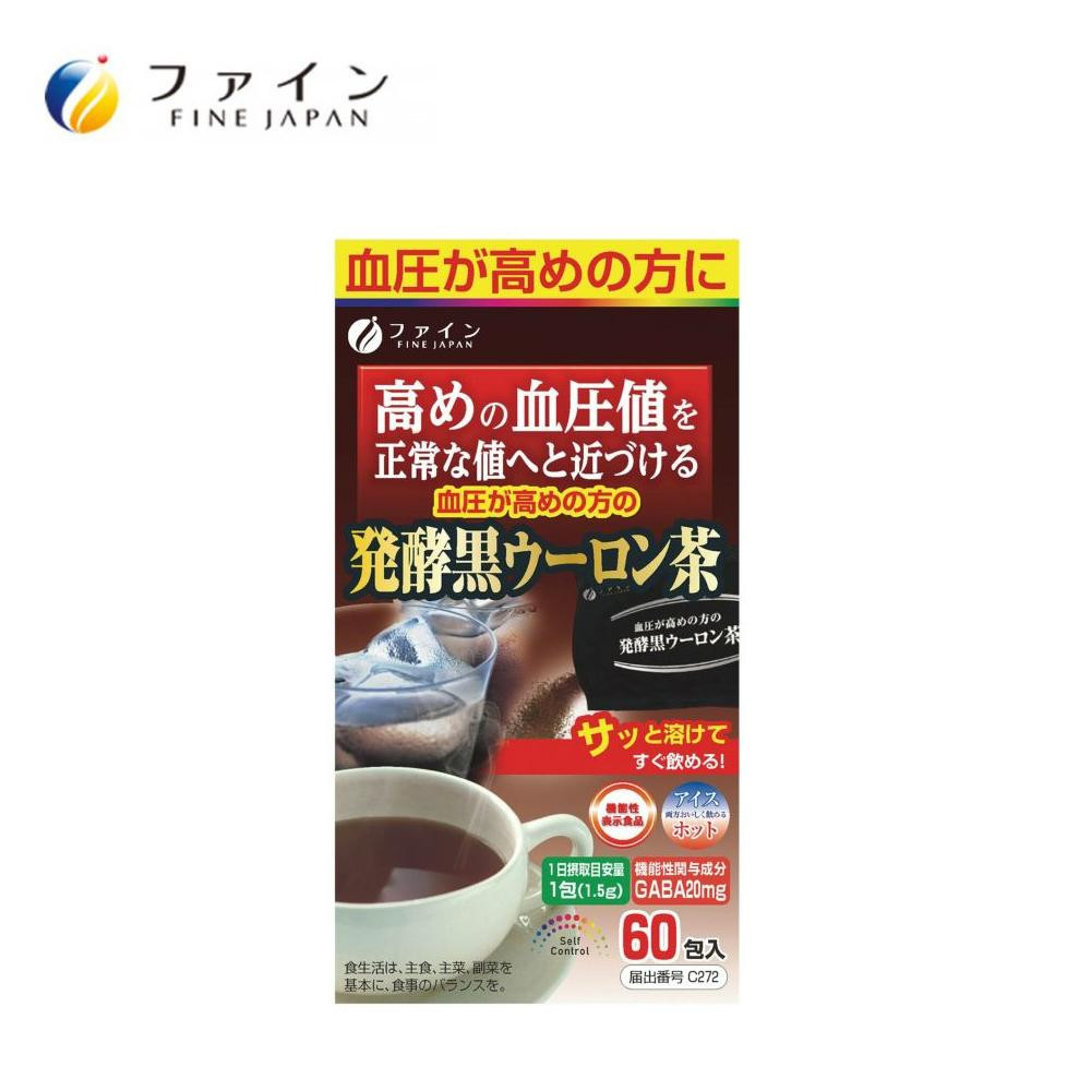 ファイン　機能性表示食品　血圧が高めの方の発酵黒ウーロン茶　90g(1.5g×60包)(a-1460993)_画像1