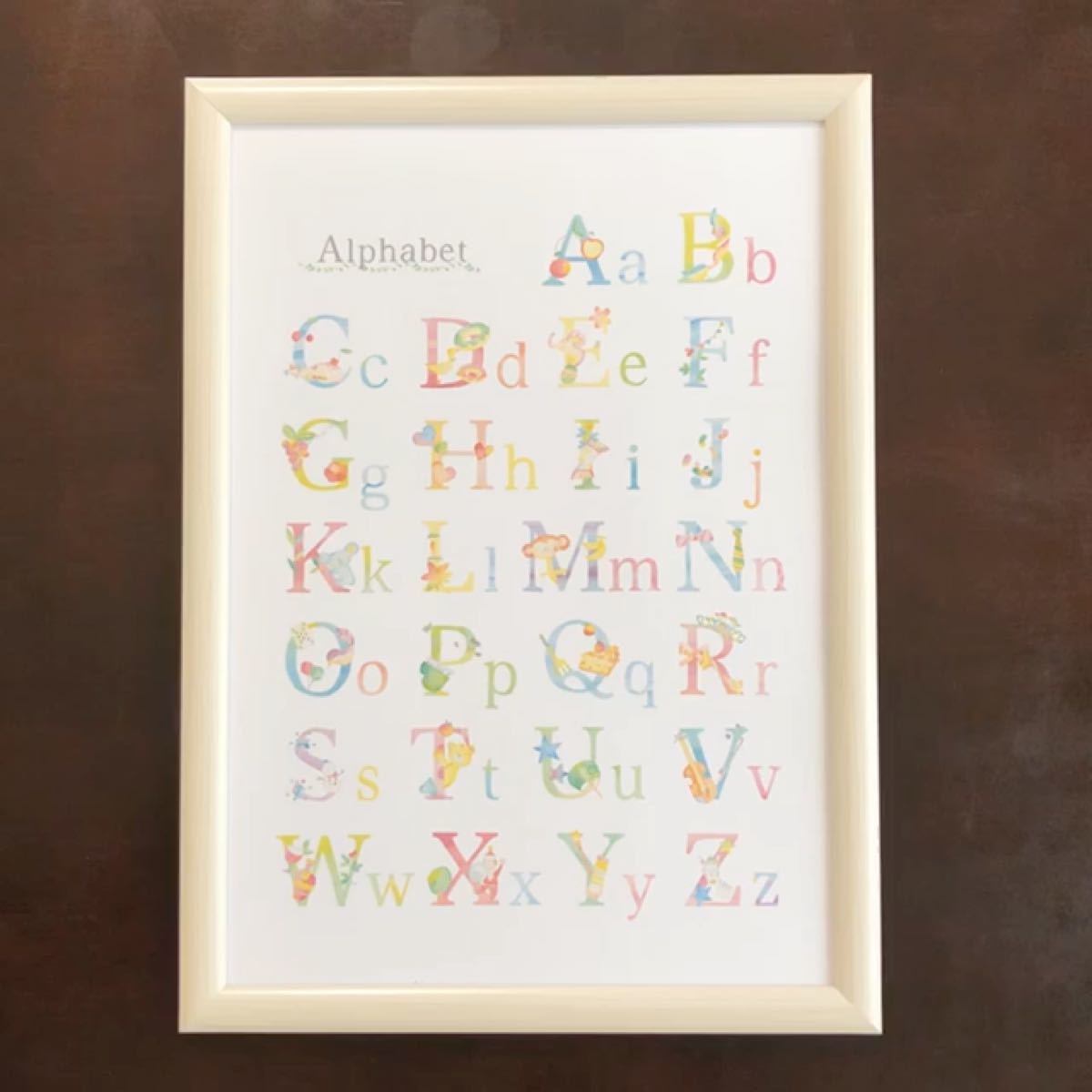 alphabet ポスター（たて）A4サイズ