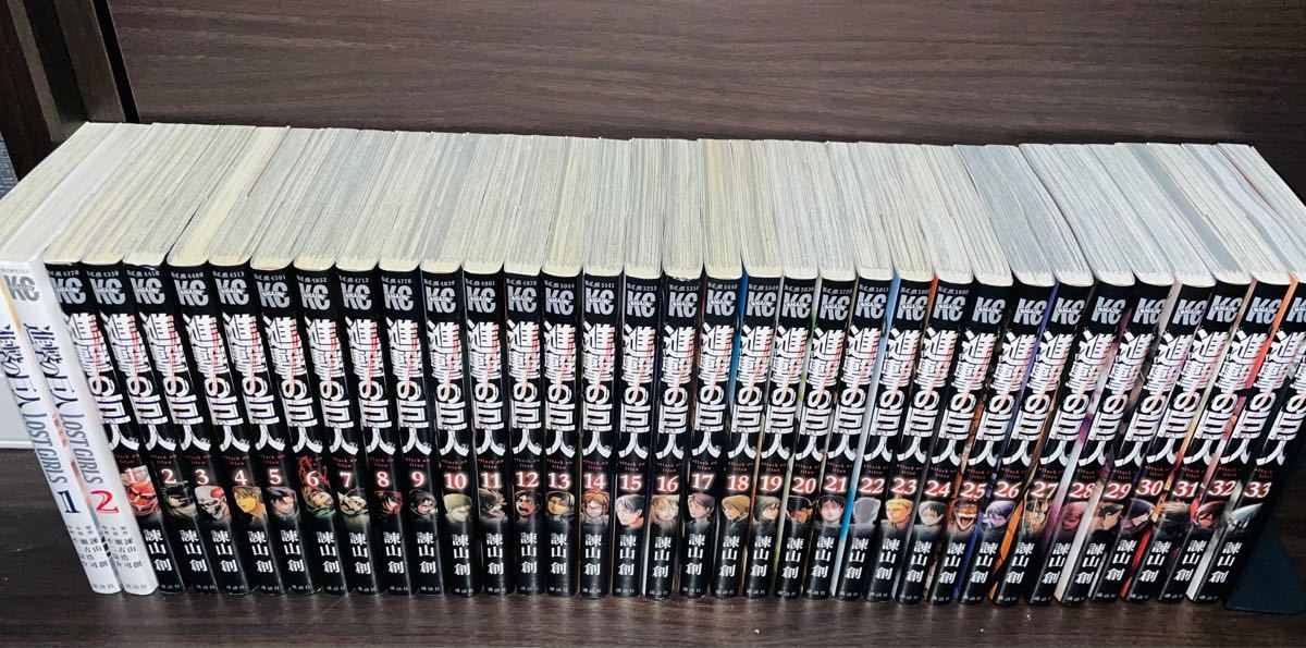 進撃の巨人1巻〜33巻 全巻セット＋ロストガールズ2冊｜Yahoo