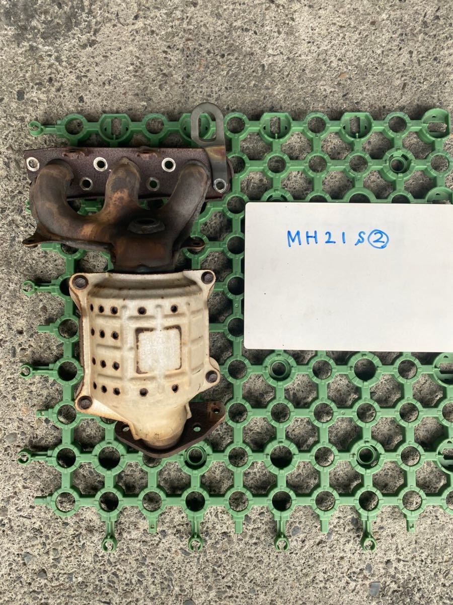 1313：ワゴンR おトク SALE 65%OFF MH21S 触媒コンバーター 85G-C02 ②