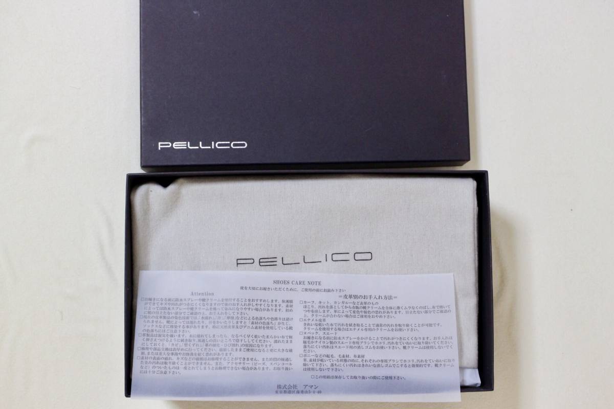 ペリーコ PELLICO 高級 レースアップ スエード パンプス TAXI サイズ37 (24.0㎝) グレー 新品 イタリア製_画像7