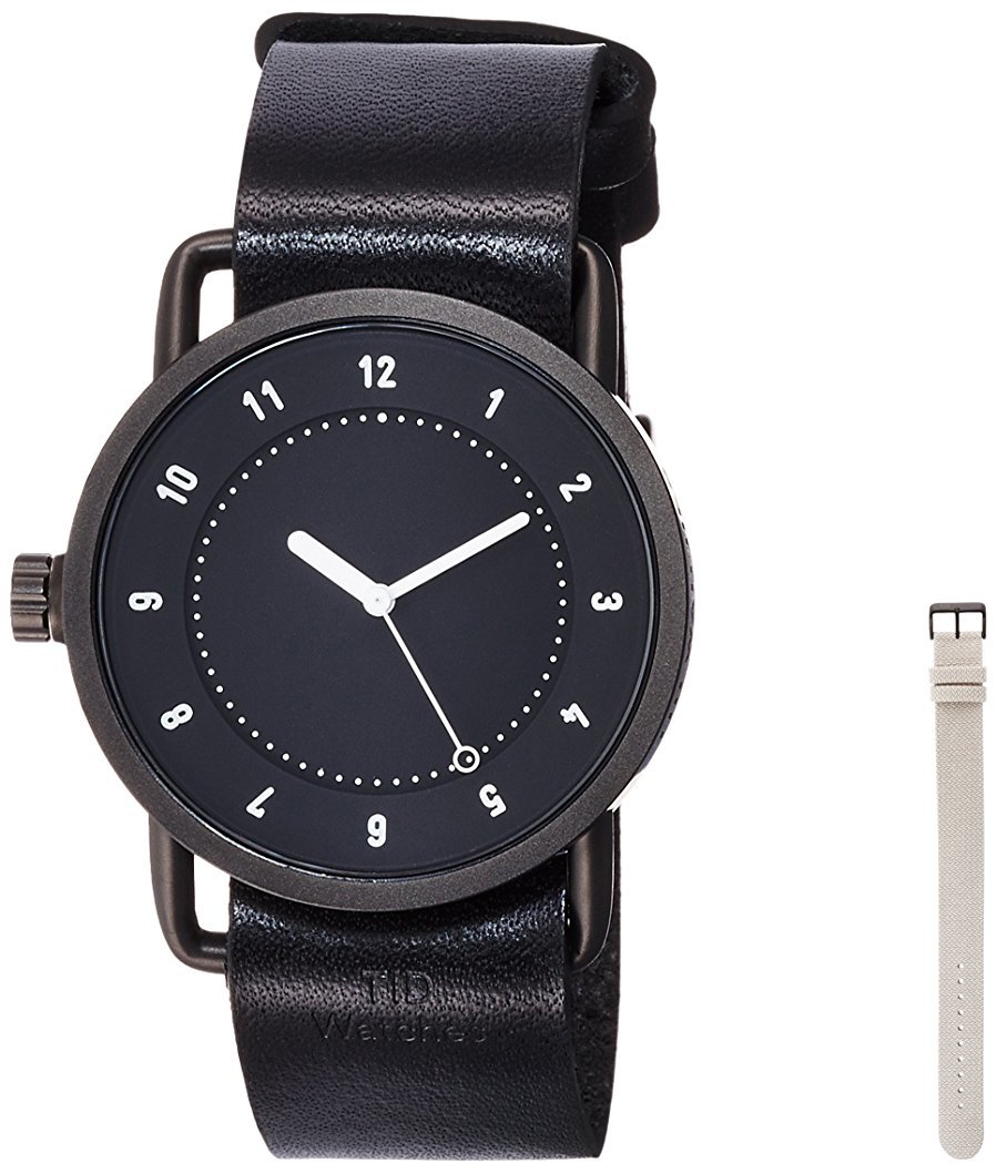 【今日の超目玉】 TID ティッドウォッチ Watch ユニセックスモデル 新品 替えベルトセット レザーベルト 黒文字盤 40㎜ TID01-BK その他 【今日の超目玉】 TID ティッドウォッチ Watch ユニセックスモデル 新品 替えベルトセット レザーベルト 黒文字盤 40㎜ TID01-BK その他
