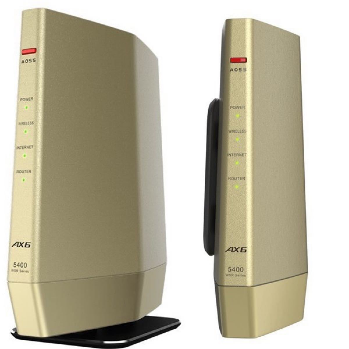 BUFFALO　Wi-Fi6(11ax)対応ルーター　無線LAN親機　WSR-5400AX6-CG[WiFi6 プレミアムモデル]