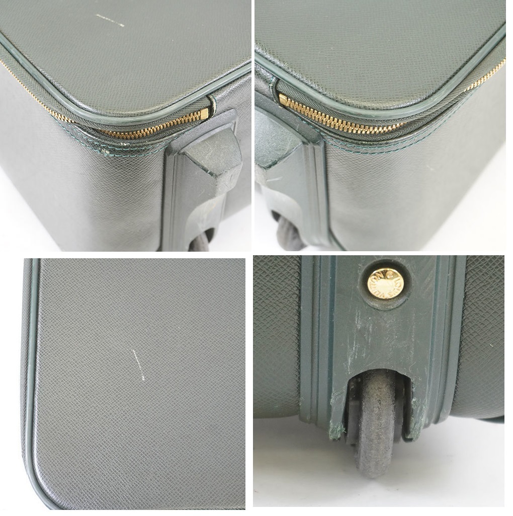正規品 LOUIS VUITTON ルイヴィトン スーツケース タイガ ペガス 45 M23302 エピセア メンズ キャリーケース 本物_画像7