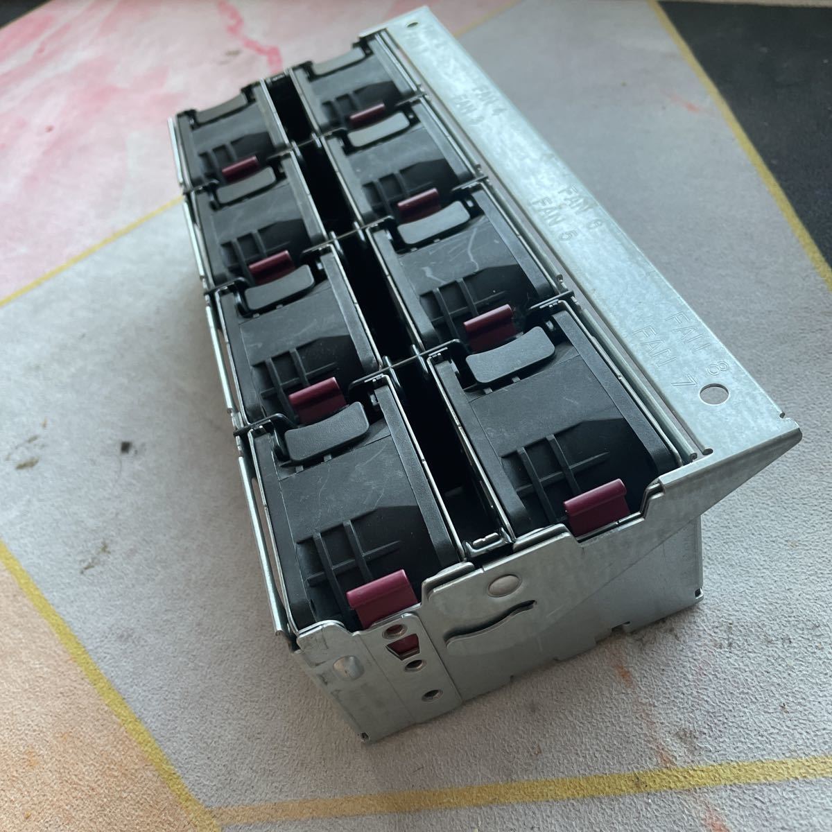 (HP) DC BRUSHLESS AFC0612DE Assy 394035-001 システムファン 8個管一式セット 7