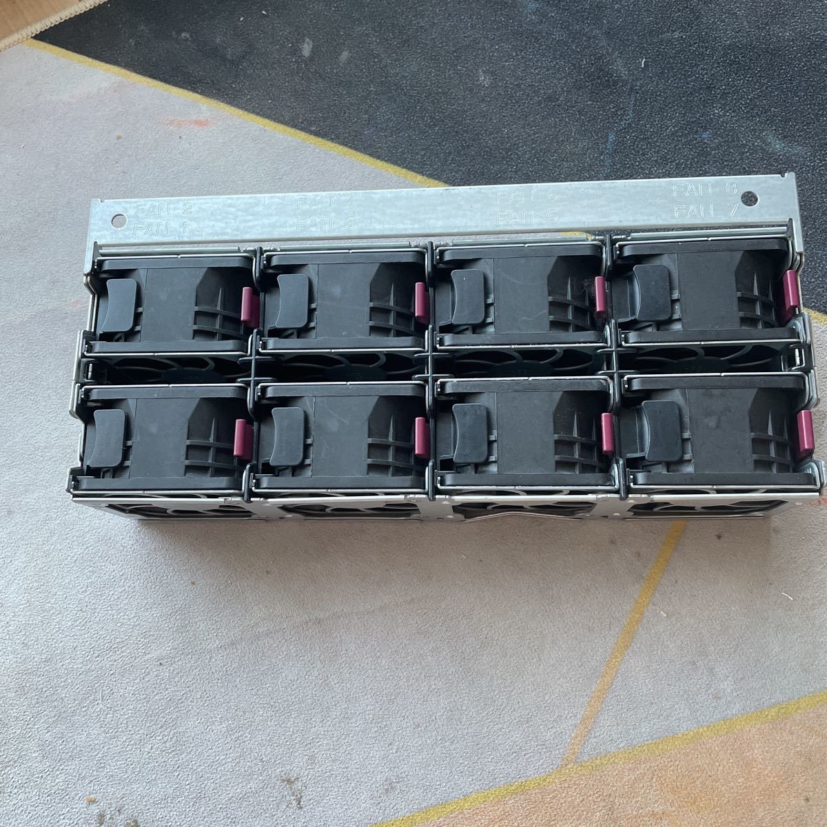 (HP) DC BRUSHLESS AFC0612DE Assy 394035-001 システムファン 8個管一式セット 9