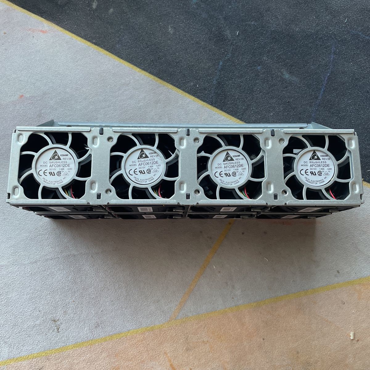 (HP) DC BRUSHLESS AFC0612DE Assy 394035-001 システムファン 8個管一式セット